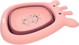 WATIIFUFU 1pc wash basin baby tubs infant tub collapsible dish basin Washbasin for Baby foot tub child Cartoon