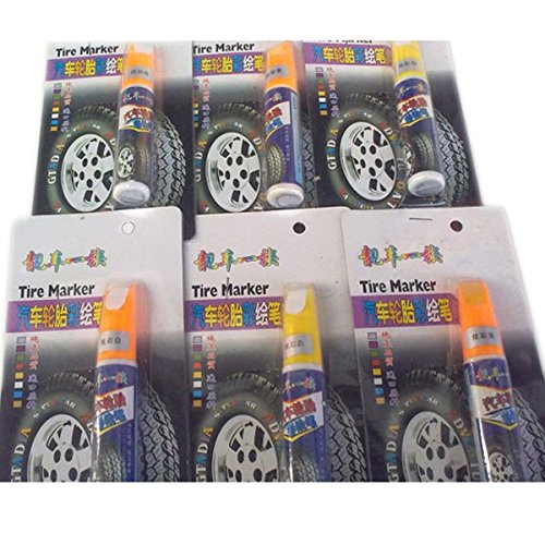 Auto Auto Pneumatico Marcatore Vernice Penna Impermeabile Bianco Universale