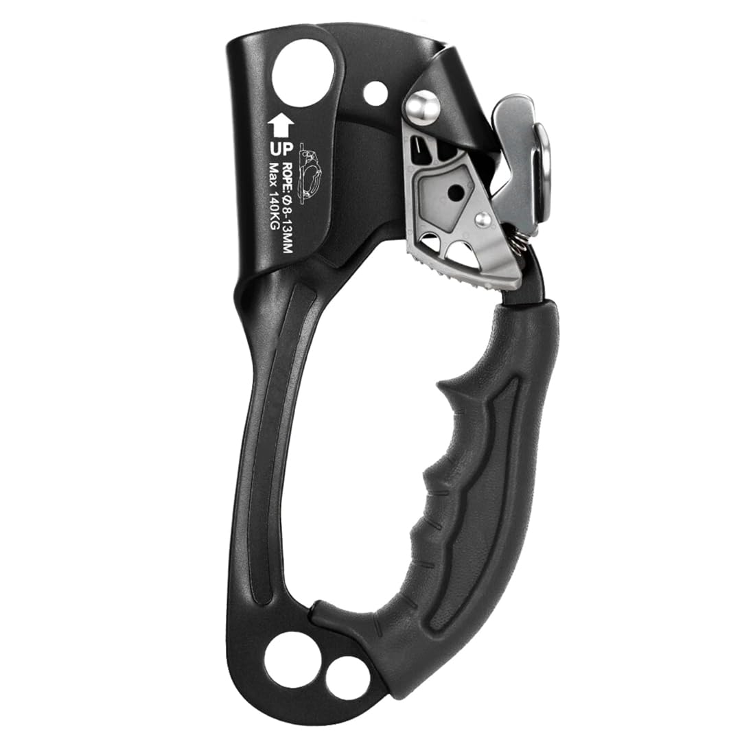 Dispositivo de Ascenso de Mano para Escalada en Al Aire Libre, Herramienta de Cuerda de Escalada para Mano Derecha de 8-12mm