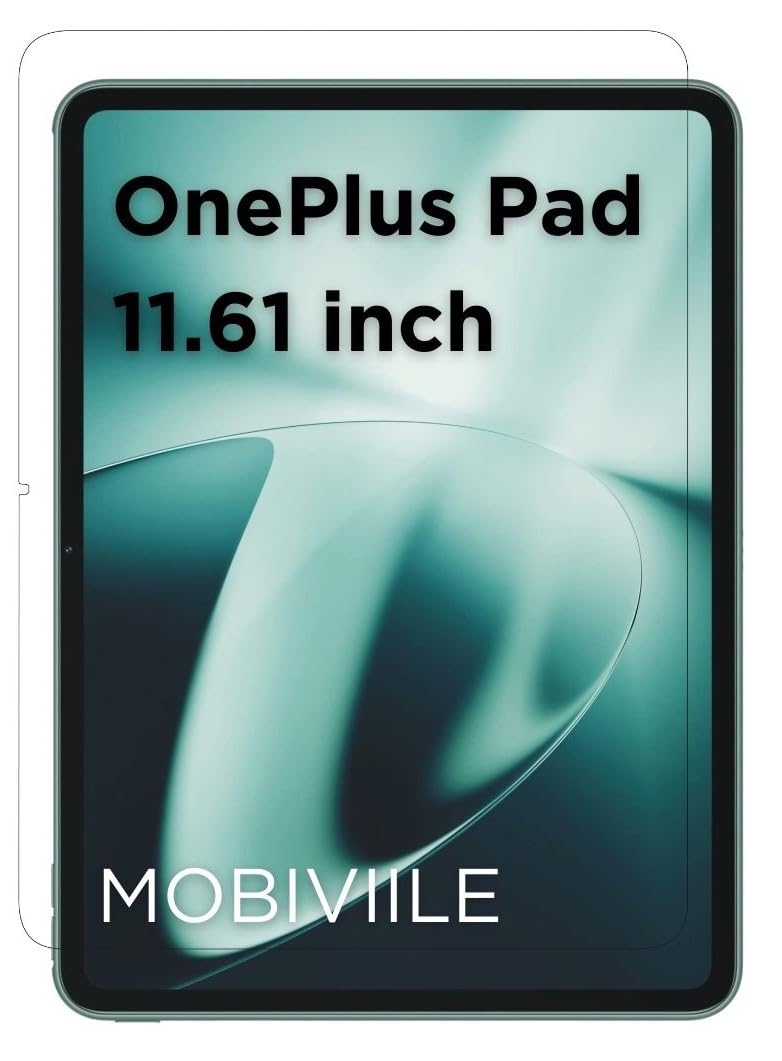 MOBIVIILE Tempered Glass Screen Guard Protector For OnePlus Pad 11.6 inch (Pack of 1) (B0CG7FVT8P) Amazon Price History, Amazon Price Tracker
