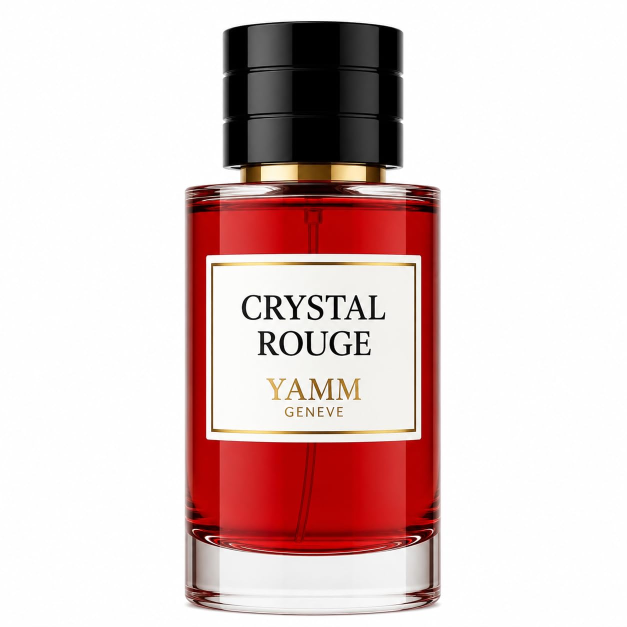 Kryształowy czerwony | Ekstrakt z perfum 50 ml | Mieszane perfumy dla mężczyzn i kobiet, gorzki migdał, szafran, jaśmin, nuty bursztynowe i drzewne, luksusowy i długotrwały