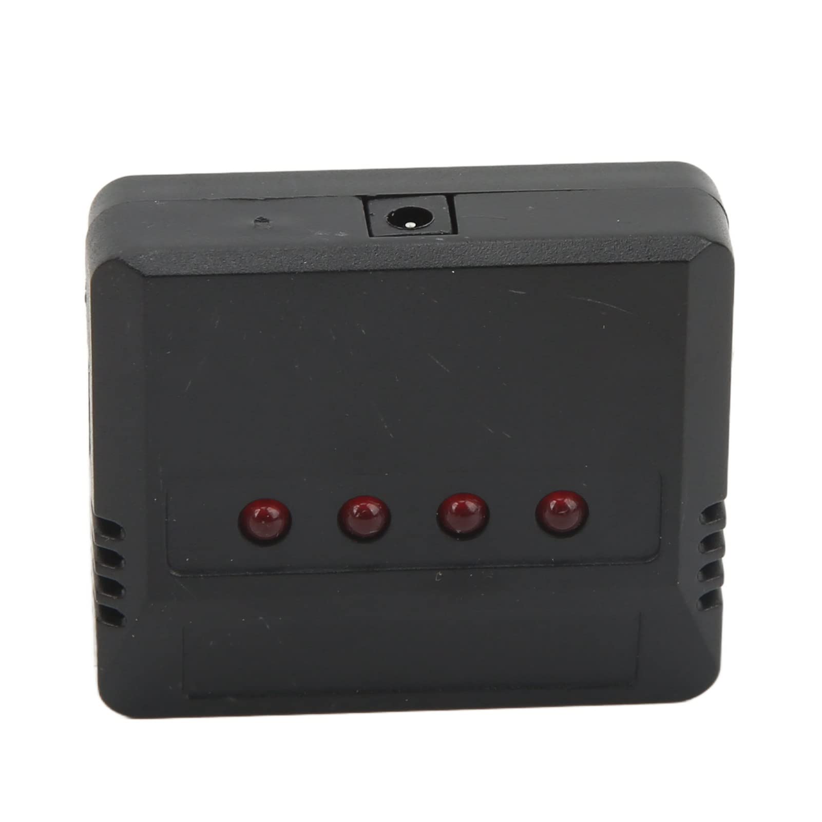 Bnineteenteam Lot de 4 Batteries Lithium-ION pour Hélicoptère Télécommandé, 3,7 V 520 MAh RC Lipo Batteries avec Chargeur, Accessoires d'avion RC pour WLtoys V977Batteries et chargeurs