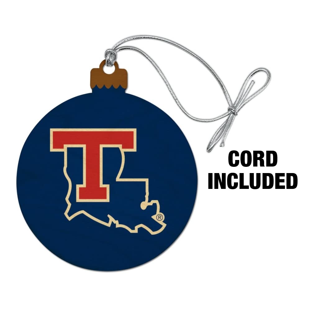 GRAPHICS & MORE Louisiana Tech University Bulldogs Logo Wood Christmas Tree Holiday Ornament