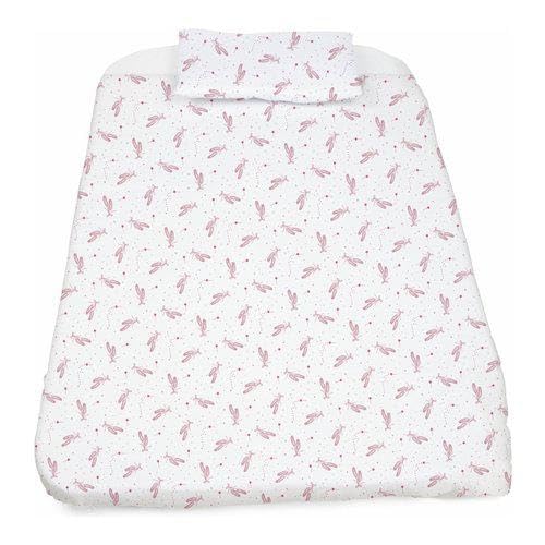 CHICCO - Lenzuola culla 09010843110990 NEXT2ME Forever Set 3 Pezzi Rosa, Multicolore (8059609410408)