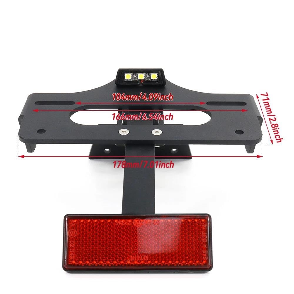 Per Triumph Trident 660 2021 2022 2023 2024 Kit Di Eliminazione Parafango Per Supporto Targa Posteriore Per Moto Portatarga Moto