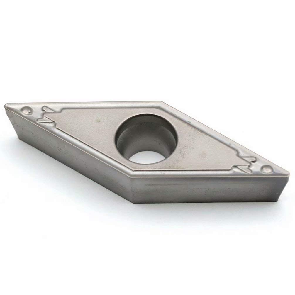 10PCS VCMT 110302 TF ZC2512 Solid Indexable Carbide Inserts for Turning Boring Tools Steel Pocessing Cutter