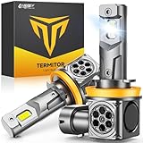 Termitor 𝟐𝟎𝟐𝟔 𝟓𝐭𝐡-𝐆𝐞𝐧 H11/H9/H8 LED Bulbs, 90000LM 14X Super Brighter, True 1:1 Mini Size, 6500K Cool White, Plug & Play, 10 Years Longer Lifespan, Pack of 2