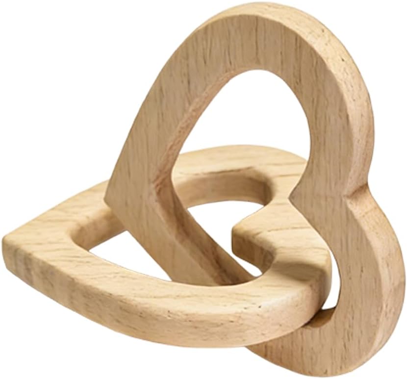 Cuori in Legno d'Ulivo 10 cm - ZYOMVUN