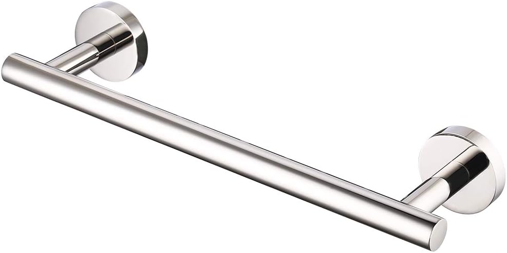 KES Towel Rail 30CM Hand Towel Holder, Bathroom Towel Bar Kitchen Dish Cloths Hanger SUS304 Stainless Steel Polished Steel Wall Mounted, A2000S30