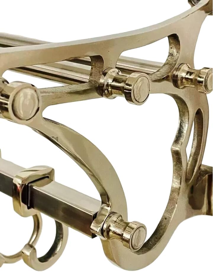 Silver Finish COATRACK Luggage Rack decor French Train Wall Mounted Rack luxury Active Wall Mounted