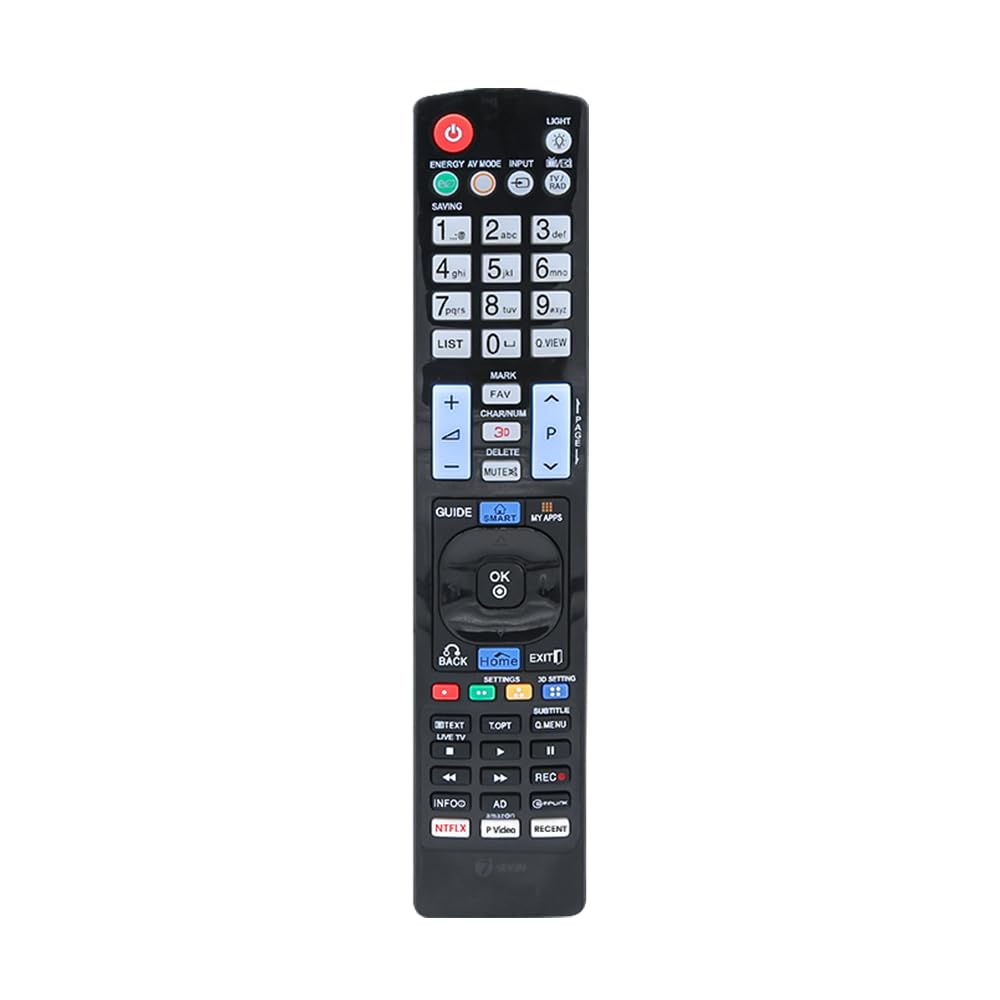 7SEVEN® Compatible with LG Remote Control and Replacement of Original 3D Magic Smart tv Remote, Universal Remote for Any LCD LED UHD 4K Android LG Television with Netflix Prime Video 3D Hotkeys. (B09PNCBZDF) Amazon Price History, Amazon Price Tracker