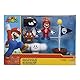 Nintendo Super Mario 6cm Figuren Multipack Diorama Spielset - Wolken Welt