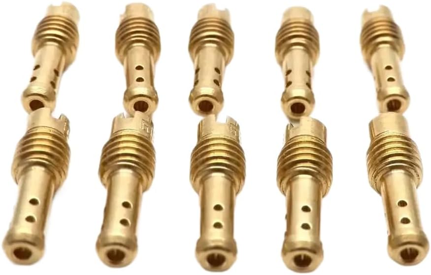 8 Bleed Holes Jet for VM TM TMX VM22 210 AX100 EN GN TZR TM TMS Carburetor Replacement Part Compatible with Various Motorcycle Models(10-60 (30pcs))
