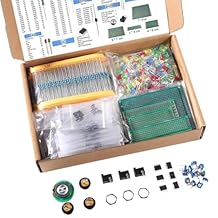 Mega Electronic Component Kit Assortment, Capacitors, Resistors, Led, Transistors, Diodes, 1N270 Germanium, Dc Jacks, Opamp, PCB