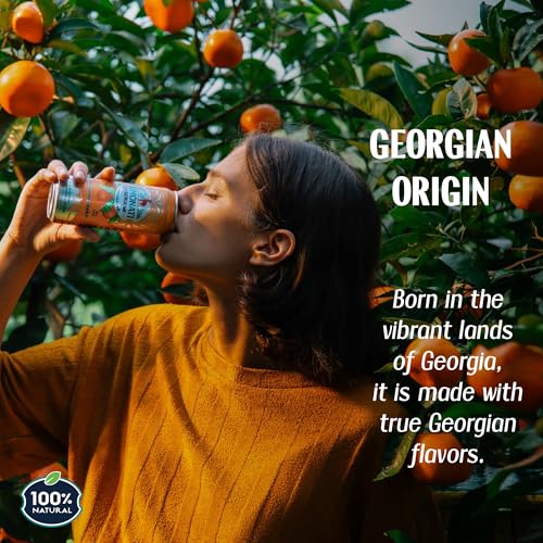 Image of Limonati by Borjomi - Citrus Lemonade with Natural Fruit Juice and Borjomi Sparkling Mineral Water - 11.15 oz, 12 Cans