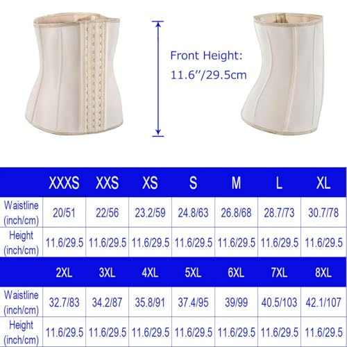 Image of ECOWALSON Waist Trainer for Women - 9 /25 Steel Bones & Additional Extender Cincher Corset for Hourglass body Shaper