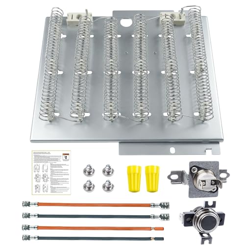 Upgraded 503978 61927 Dryer Heating Element- Replaces 964P3 61927 503404 56047 56179 - Fits ADE3SRGS173TW01 ADE3LRGS171TW01 ADE30RGS171TW01 Models