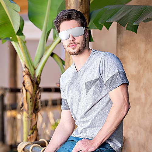 Image of Frienda 3 Pcs Flip Glasses Polarized Sports Sunglasses Cover-up Tac Sunglasses for Men Women Driving Fishing