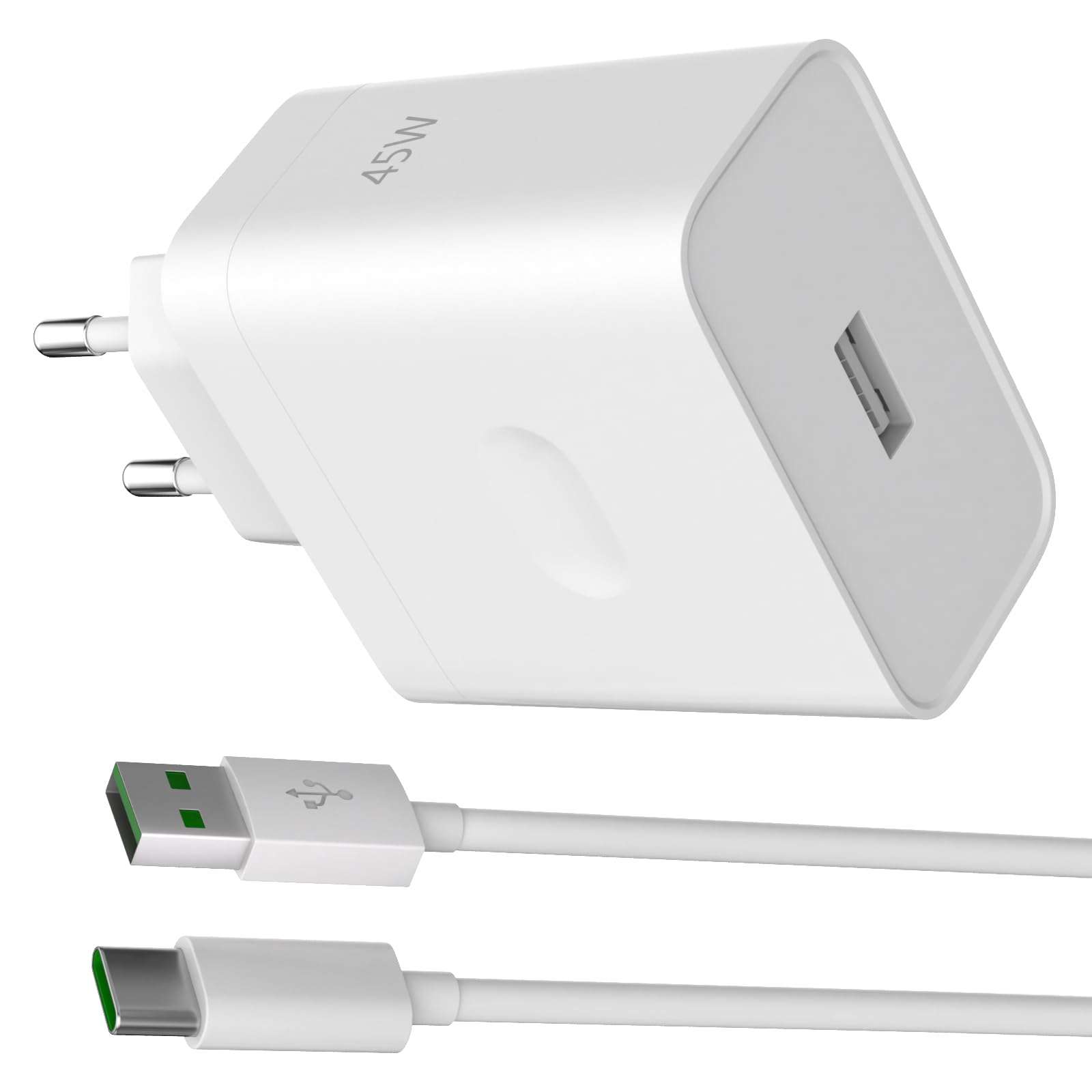 Caricatore Auto Rapido 45W C5 Doppia Porta USB - Convertitore Per Cellulare Tablet Fotocamera