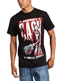Zion Rootswear mens Cash Nashville Poster T-Shirt Black X-Large