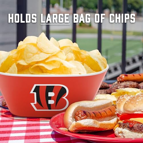 Image of YouTheFan NFL Cincinnati Bengals Large Party Bowl