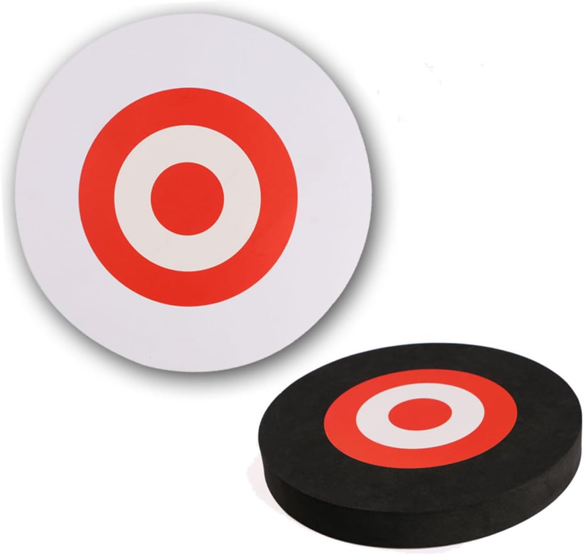 Bewegliches Pfeilziel Bogenschießen 25cm Eva Material Polsternd Schwarz Übungszubehör Für Innen Außen