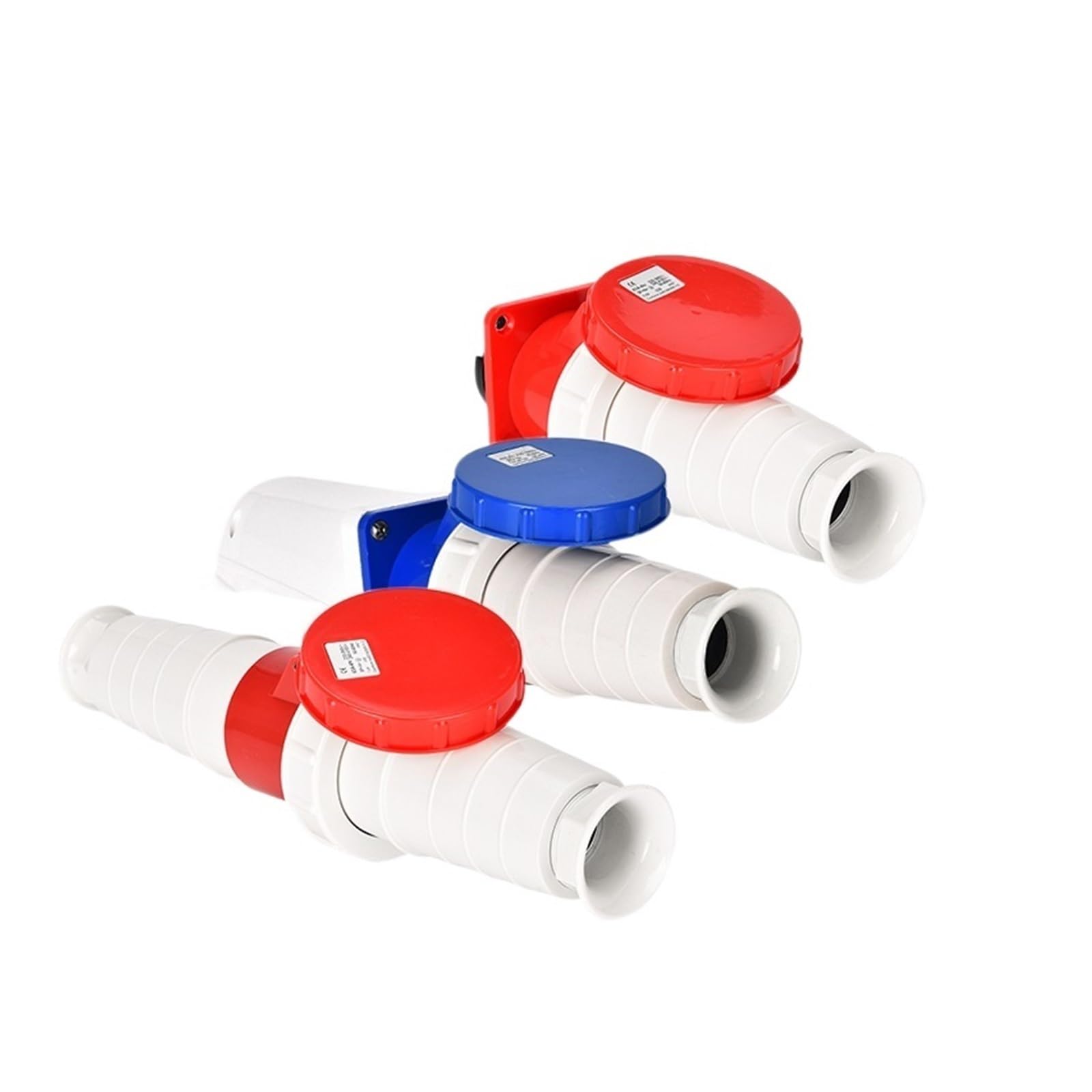 Connettore industriale impermeabile 63A/125A 3 nuclei 4P5 fori set di prese esposte e nascoste non antideflagranti(5P125A plug 0452 concealed 3452 set)
