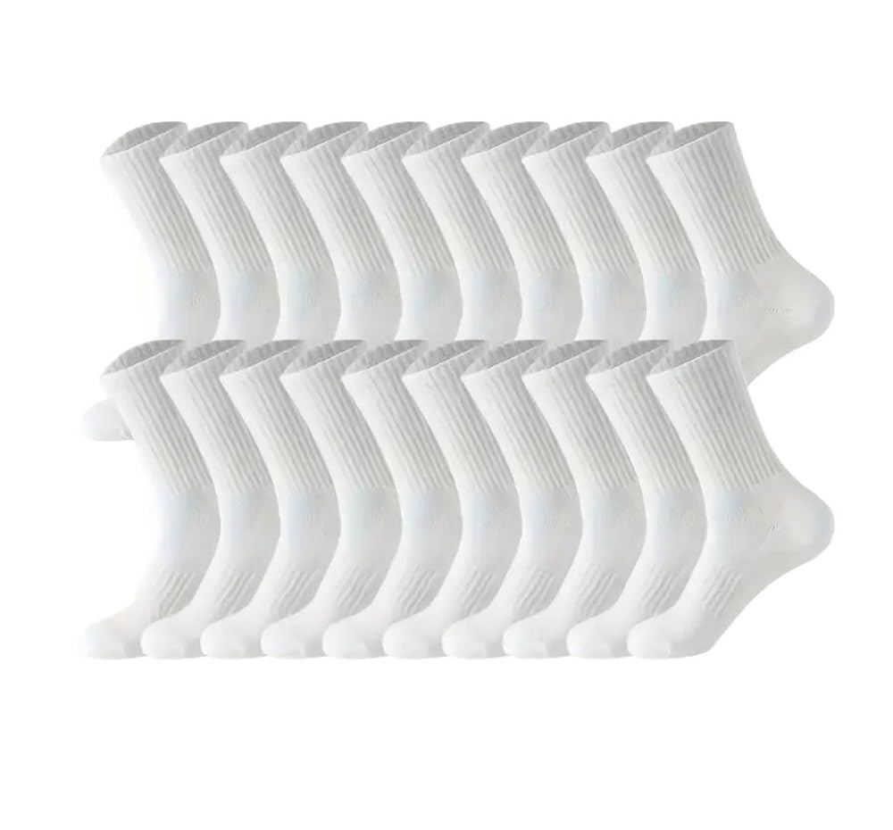 Chaussettes absorbant la sueur en pur coton pour sport intensif