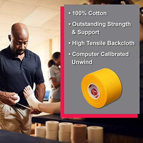 Image of Cramer Team Color Athletic Tape, Easy Tear Tape for Ankle, Wrist, & Injury Taping, Protect & Prevent Injuries, Promote Healing, Athletic Training Supplies, 1.5 inch X 10 Yard Roll, Colored AT Tape