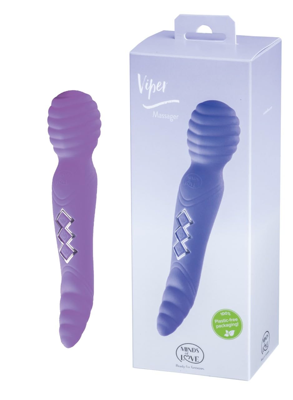 Minds of Love Viper Vibrator, 22 cm, Purple