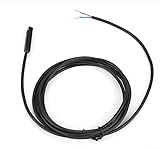 CS1-G Magnetic Reed Switch Proximity Sensor For Pneumatic Air Cylinder DC AC 5V-240V With LED Indicator Maximum Switching Current 100mA Rail Installation SPST Normally Open Type Industrial Control