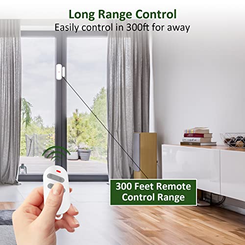 SECRUI Wifi Door Sensor Alarm, Tuya Smart APP Remote Control Wireless ...