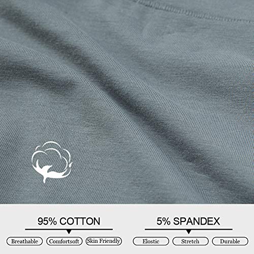 Image of INNERSY Womens Underwear Cotton Briefs Postpartum High Waisted Panties 5 Pack