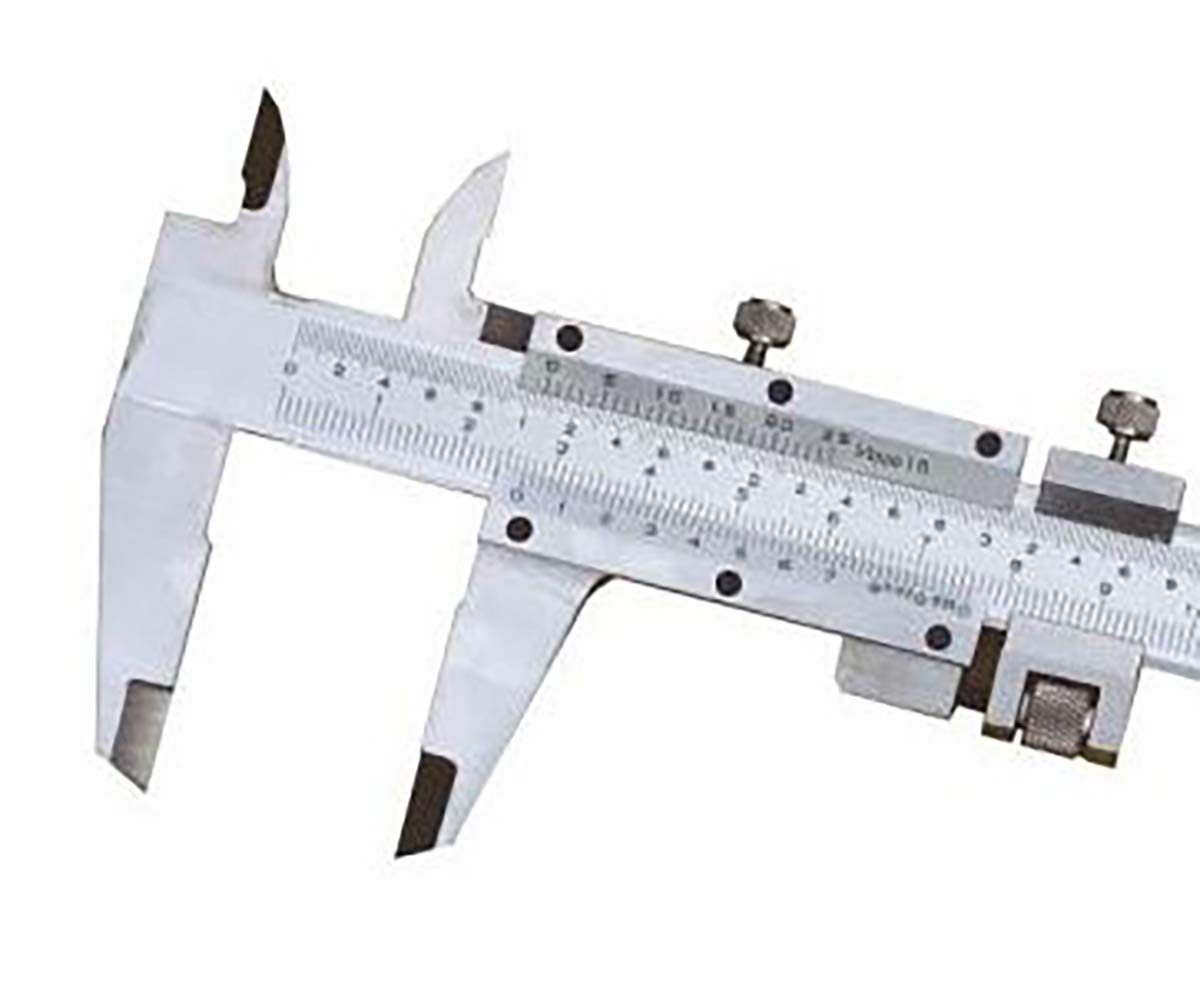RS PRO Messschieber Analog metrisch & zöllig 145mm / 0,4 mm, ISO-kalibriert