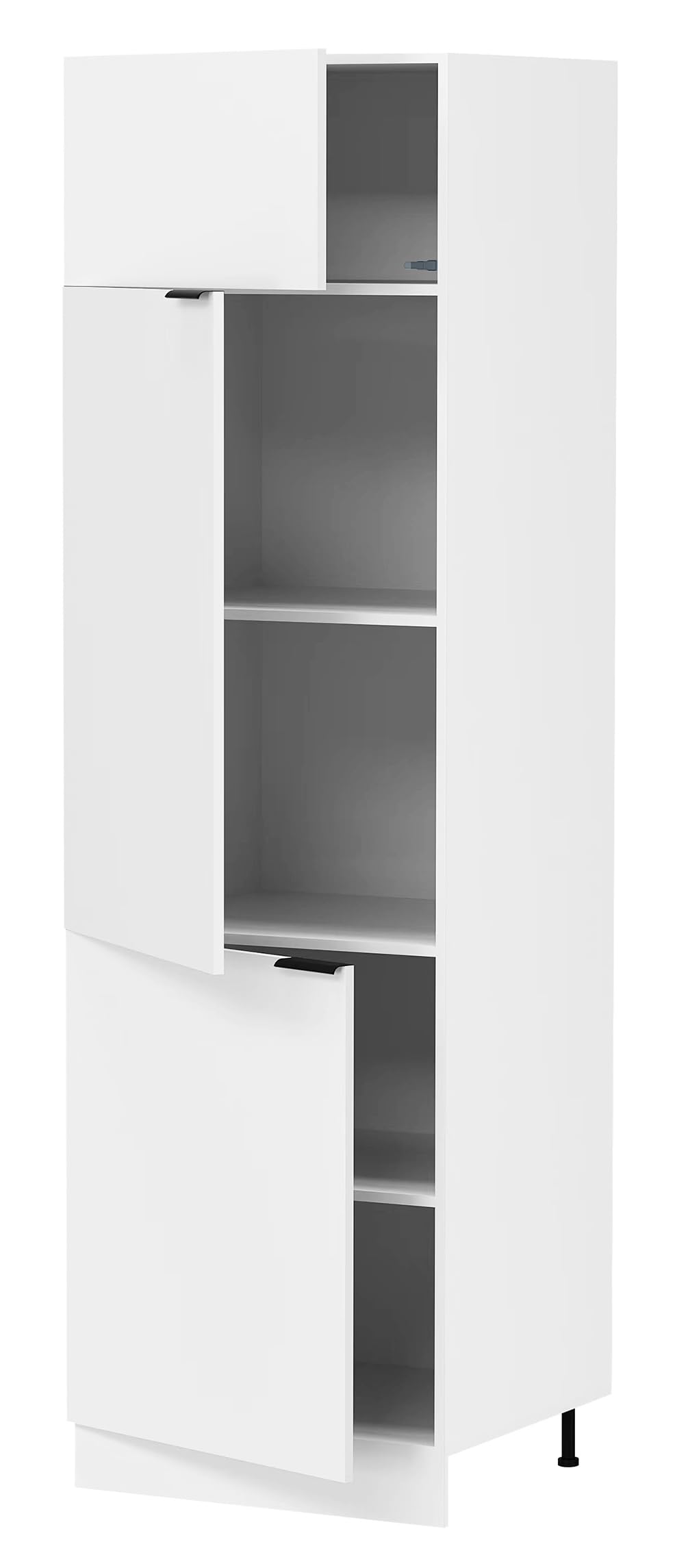 VCM Küchenschrank – Hochwertiger Hochschrank, Fasola-Serie, Maße 207 x 60 x 57 cm