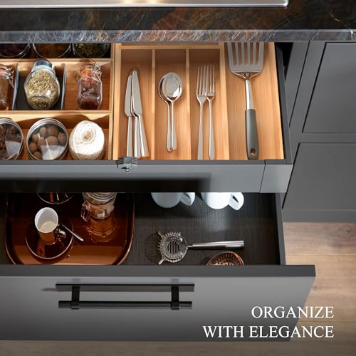 Organiseur en bambou robuste et durable pour un design épuré