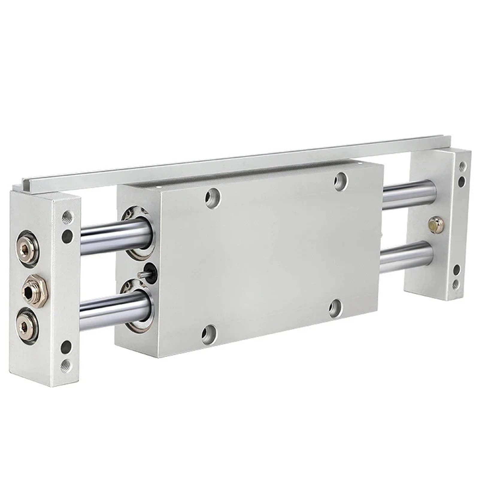 Vérin pneumatique double tige STWB 10x50 mm pour éliminer la torsion de guidage