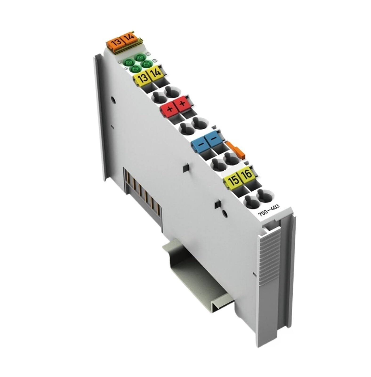 HEXEH Module d'entrée numérique 750-403, 4 canaux, entrée numérique 24 V CC, 0,2 Ms, Module d'E/S, coupleur de Bus de Terrain extrême, Module PLC