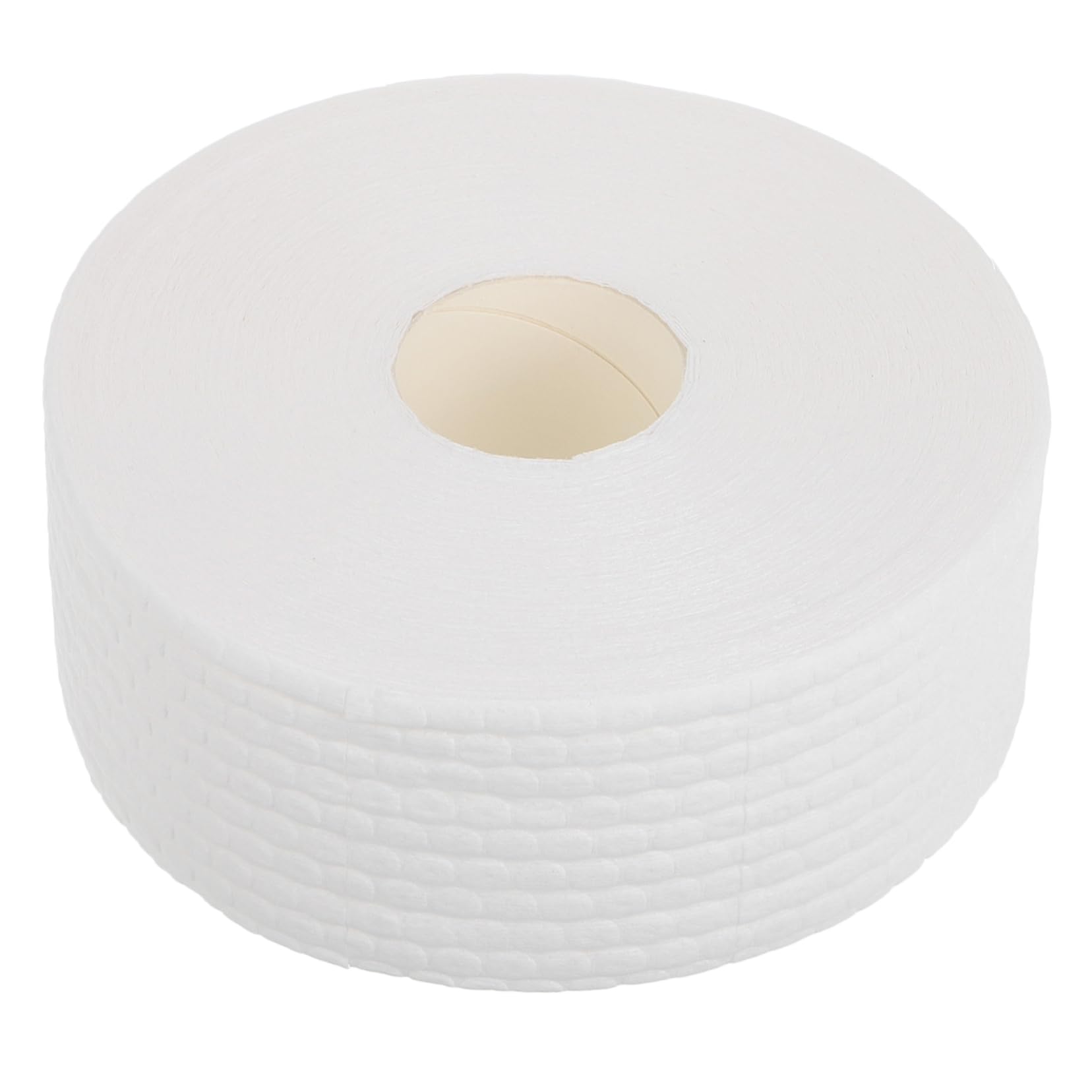 Baluue 1 Roll Efficient White Nail Polish Remover Wipes No Lint Nail Cotton Pads for Removal Portable Durable for Gentle Care at Home The Go