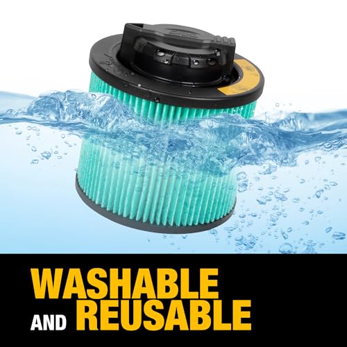 DEWALT HEPA Vacuum Filter Replacement DXVC4003, Fit for Most 4-5 Gallon Wet Dry Vacuum Cleaner, Cartridge Filter Compatible with DXV04T, DXV05P, DXV05S, DXV08S, DXV06G,DW4GAL,DXV15T - image 6