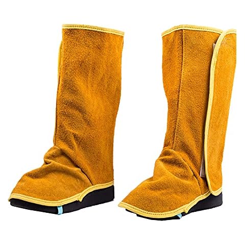 NFZUNW Leather Welding Spats for Foot Safety Cover
