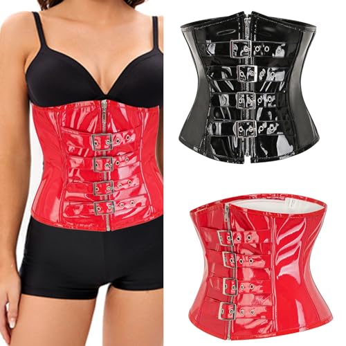 Corset de récupération postnatale à haute élasticité et fermeture éclair de gym - 2