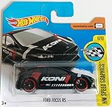 Hot Wheels 2017 HW Speed Graphics Ford Focus RS Black 176/365 (Short Card)