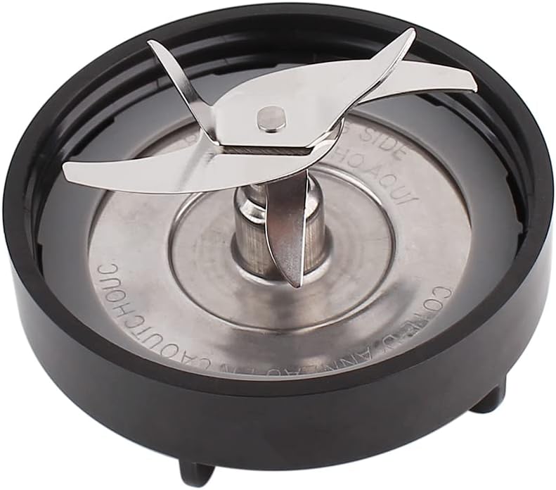 Anbige Replacement Parts Stainless Steel Blade With Jar Bottom Cap and Rubber O Ring Gasket, Compatible with Oster Pro 1200 Blenders