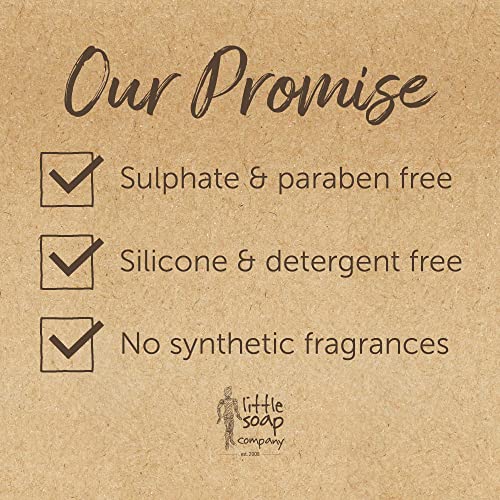 Little Soap Company Organic Soap Bar – Vegan, Cruelty Free, No SLS or Parabens, With Rose Geranium, Natural & Organic Body & Hand Soap (110g) - Image 5