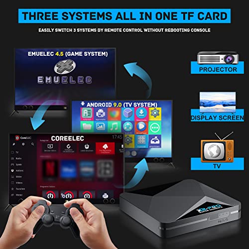 Kinhank Super Console X2 Pro Retro Console de jogos com mais de 100.000 jogos, console de videogame