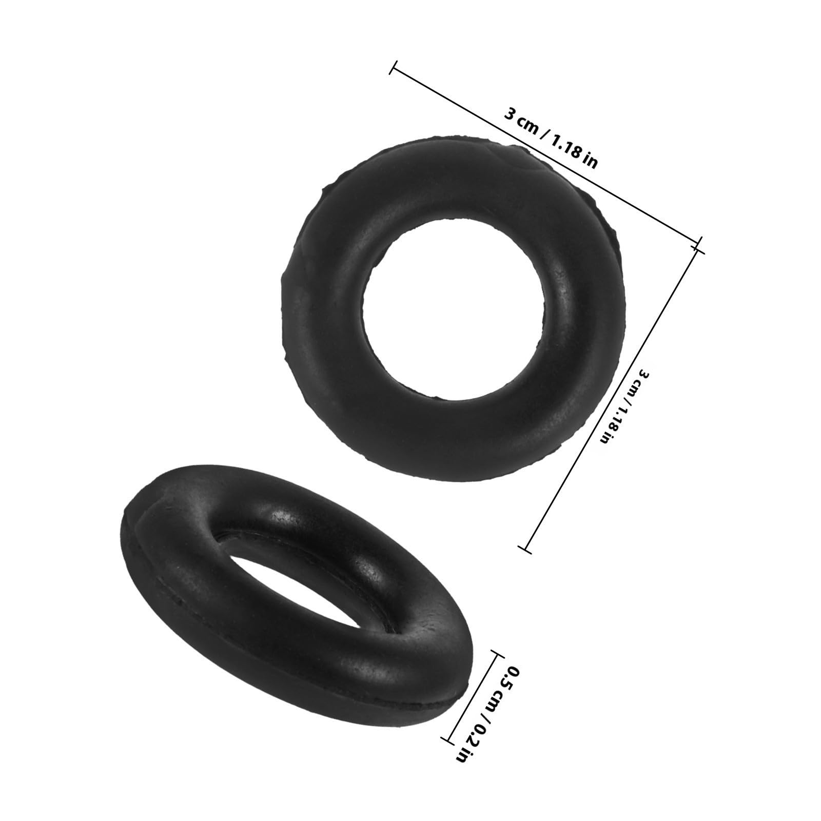 Enrollador de máquina de coser de goma negro, 5 piezas, accesorios para máquina de coser doméstica, compatible con Butterfly, Flyingman y Bee