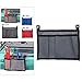 Almencla Kayak Canoe Storage Bag Marine 3Pocket Mesh Pouch Fishing Boat Tackle Box Small Items Organizer Tool Gear Holder Portable Hiking Supplies, Gray