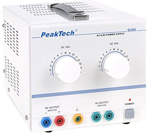 Alimentation de laboratoire 1-15V / 10A linéaire PeakTech P 6130 pour test d'appareils électriques