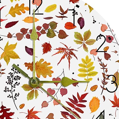 Horloge murale décorative sans tic-tac acrylique pour le bureau - 3